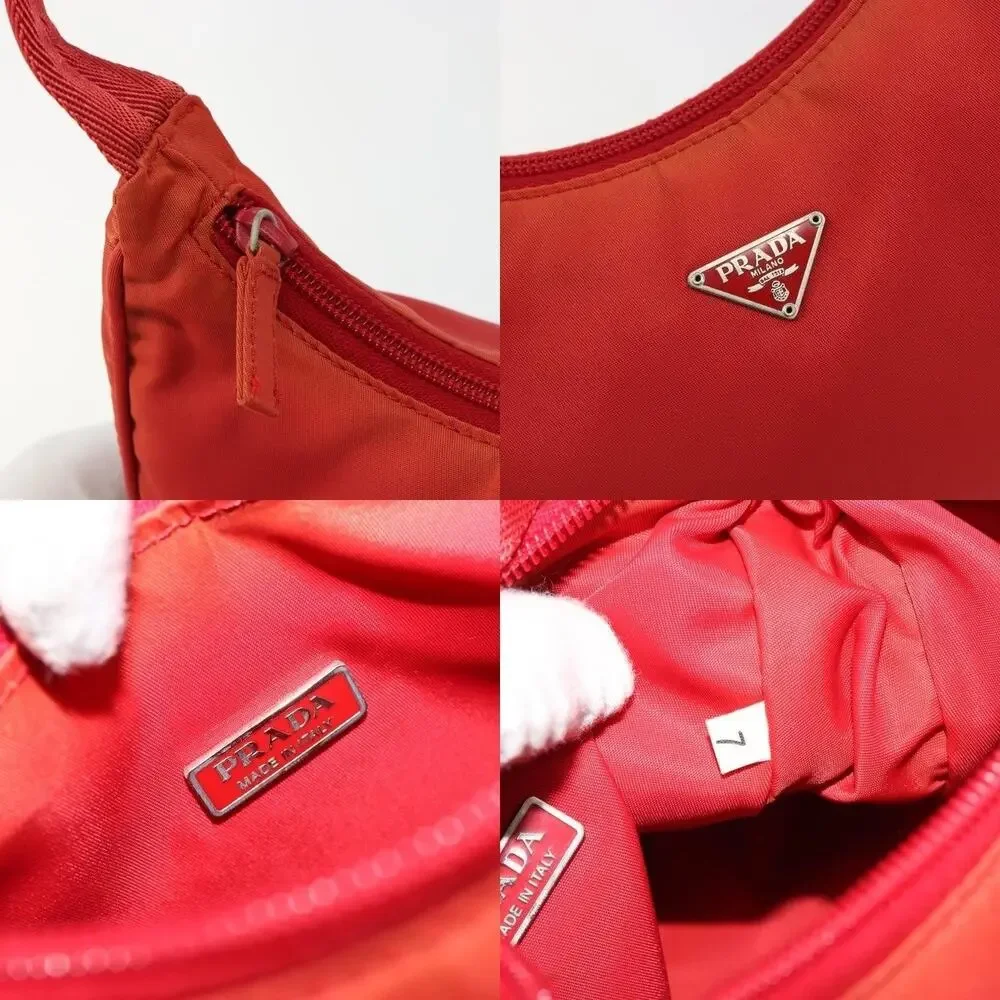 Prada Tessuto Pouch Red